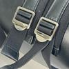 BURBERRY 8021908 ML JETT Horseferry Backpack Coating canvas Black/White