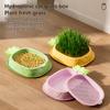 Pineapple Shape Cat Grass Planting Box Planting Hydroponics Box Soilless Hydroponic Cat Grass Case Cat Grass Planter Tray