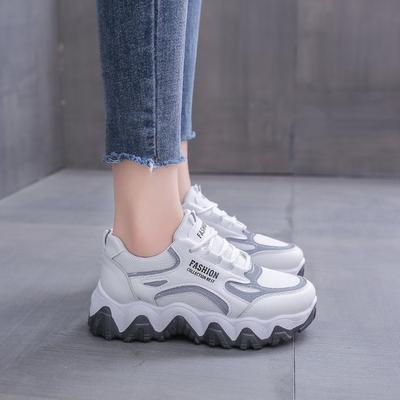 Корейский стиль, Интернет-мода знаменитостей, неуклюжие кроссовки, женские весенне-летние повседневные кроссовки, женские кроссовки в стиле ретро с толстой подошвой, студенческие кроссовки