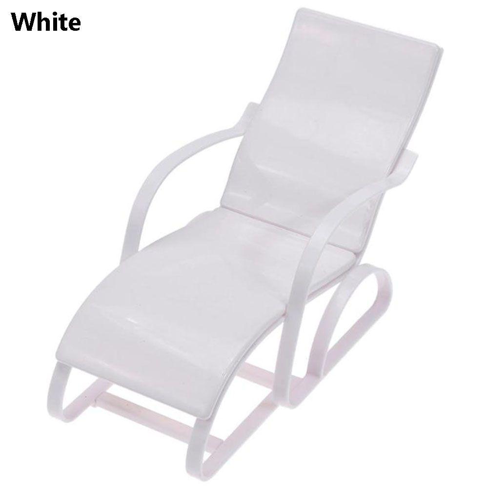 Children' Gift Garden Bench Toy Accessories Doll Beach Chair Foldable Deckchair Dollhouse Furniture