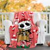 The Nightmare Before Christmas Theme Printed Blanket - Perfect for Couch, Bed, Travel & Outdoor Use | Machine Washable, Cozy & Durable.