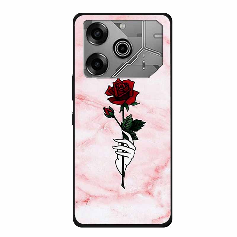 Чехол для Tecno Pova 6 Pro Мраморный ТПУ Силикон Мягкая Задняя Крышка Чехлы для Телефона для Tecno Pova6Pro 5G LI9 Защитный Покрашенный Микой Coque