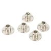 5Pcs 6mm Flange Shaft Coupling Flange Coupling Connector Rigid Guide Model Coupler Accessory Shaft Axis Fittings for RC Model Motors