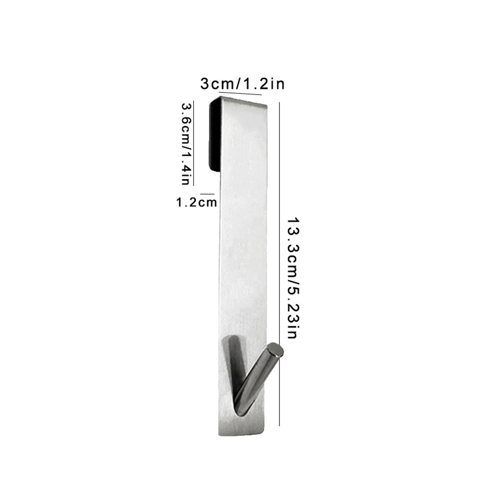 Multi-Purpose Door Hooks Free Punching Frameless Robe Hooks Towel Rack Storage Hanger Shower Hook