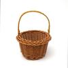 Hamper Basket Handheld Woven Basket Rattan Rustic Flower Basket Flower Storage Basket  Shopping
