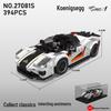 Конструктор спортивного автомобиля Koenigsegg - Модель 27081 от Yuxing King