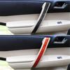 4 шт. Накладка на ручку двери салона из углеродного волокна для Toyota Highlander 2008-2013