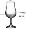 125ML Whiskey Crystal Glass Family Banquet Wine Cup Luxury Brandy Wine Glass Thick Bottom Glass Bar Party Wine Set