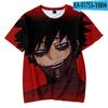 My Hero Academia Dabi 3D Print Man/ Women Casual Fashion O Neck T-Shirts Short Sleeve Pullover Summer Oversized Unisex Clothing