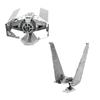 Metal Earth Fascinations Star Wars Darth Vader's TIE Fighter Et Kylo Ren's Command Shuttle Puzzle 3D En Métal