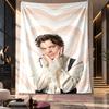 Wall Hanging Tapestry,Harry Styles Printed Fabric Backdrop For Dorm Room Party Decoration