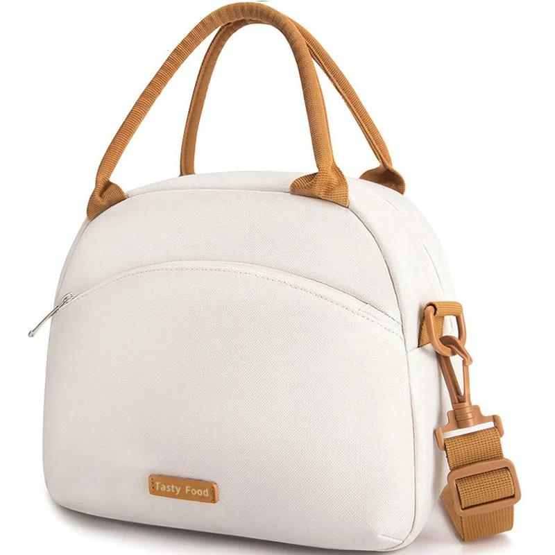 Lunch Carryall Women Insulated Messenger Carryall Men Water Resistant Lunch Cooler Carryall Insulated Lunch Box Lightweight Handbag Picnic Loncheras