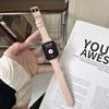 Ремешок из гладкой кожи с пряжкой в форме дня для смарт-часов Huawei FIT3, FIT4 Pro и WatchFit 2