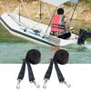 1 Pair Adjustable Bimini Top Straps Double End Snap Hook Boat Canopy Straps