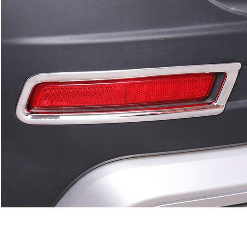 For Ford Territory  Front Rear Fog Light Lamp Frame Panel Cover Foglight Trims ABS Chrome Car Accessories