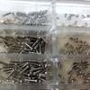 600pcs 1.2mm Stainless Steel Eyepieces Jewelry Watch Phillips Screw Assortment 1.6mm-6mm Watch Repair Parts