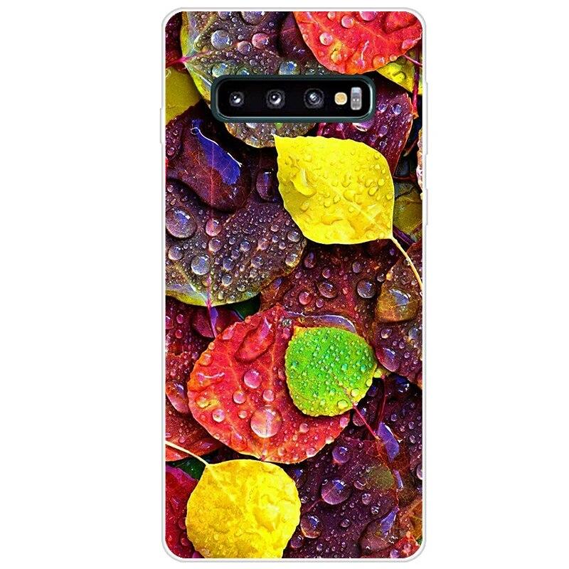 Новейший чехол из ТПУ с принтом для Samsung Galaxy S10 S10 + чехол для телефона Samsung S10 Plus S10e, задняя крышка, бампер Fundas Coque