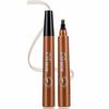 QUEMISS Eyebrow Pen Microblade 4 Fork Tip Pencil Natural Brow Cover Sparse Area Daily Waterproof 3D 01Light Brown Hot Item Item, 01#Light Brown
