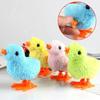 Kids Wind Up Toys Cute Plush Chick Cartoon Jumping Chicken Clockwork Toy Learning Educational Toys for Children Baby Funny Gifts
