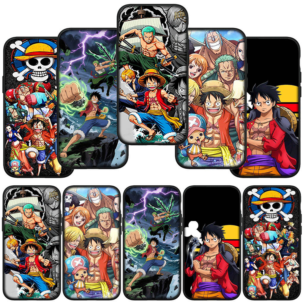 Phone Case for iPhone 17 15 16 Plus Redmi Note 14 12 11 13 Pro Max Huawei P30 P20 Lite OPPO A60 A40 A80 A54 Comics One Pieces Roronoa Zoro Luffy Cover