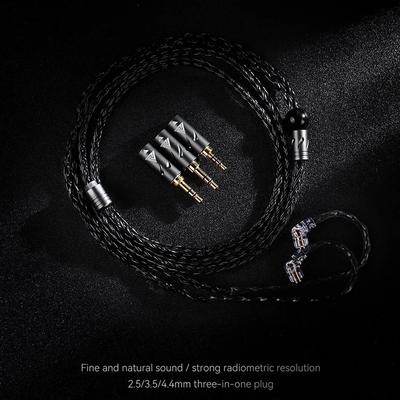 QKZ Q1 MAX S-TYPE MMCX Аудиокабель для наушников 16-жильный посеребренный кабель Hi-Fi класса QDC KZ C для QKZ HBB ZXT AS16 PRO ZSN PRO X