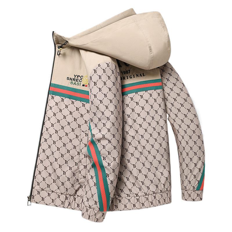 Куртка Новая весенне-осенняя тенденция Повседневная молодежная куртка с капюшоном