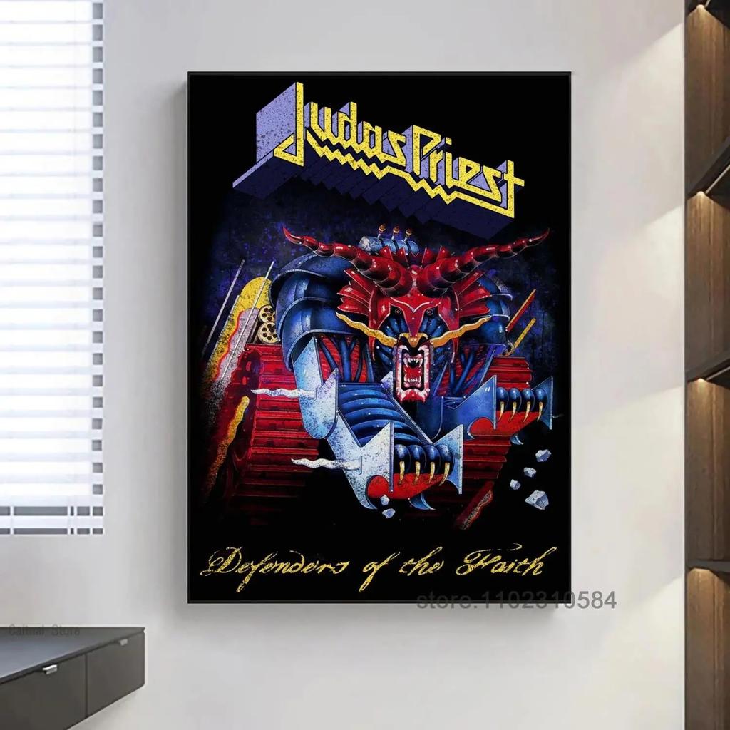 Современный Judas Priest-плакат «Защитники веры», настенное искусство, холст, постеры, украшение, художественный постер, подарок, семейная картина для спальни