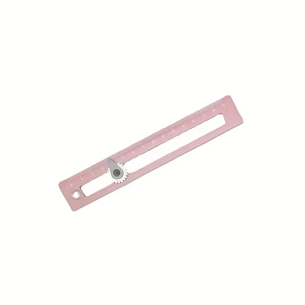 1 шт. 2-в-1 Циркуль и линейка - Многофункциональный инструмент для геометрического рисования с линейкой с двойной шкалой и регулируемым циркулем для школы, офиса