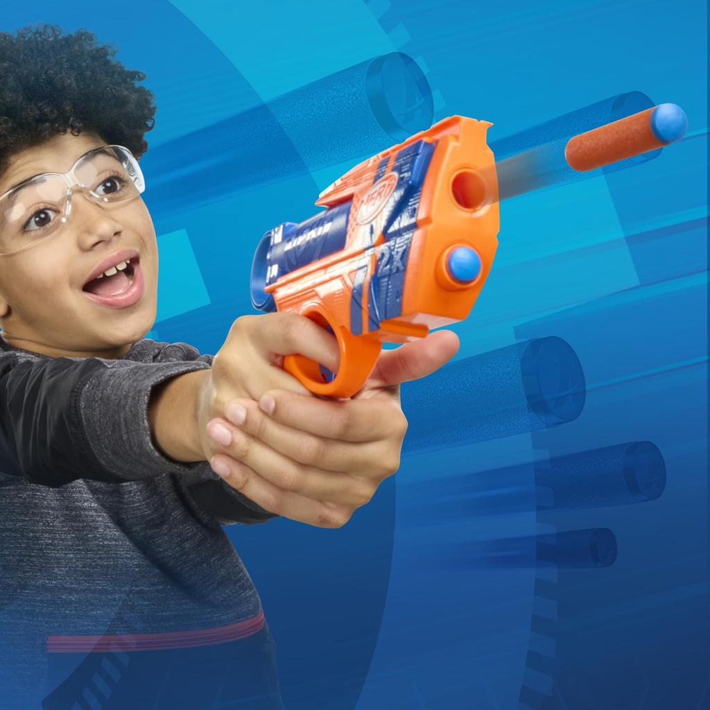 Hasbro Nerf N Series Duo Два 12 Официальный N1 Серия N На открытом воздухе Возрасты Аутентичная Упаковка Бластеры, Снаряды, Совместимый, Детская Игра, 8+, G1492,