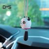 Зеркало заднего вида подвесное украшение в форме милого животного с шнурком легко устанавливается украшение для салона автомобиля