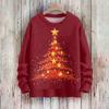 Christmas Sweatshirts For Women Knit Sweater Cute Shirt Fall Crewneck Pullover Tops