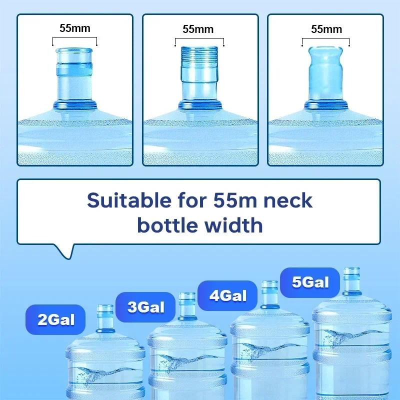 Tomatodo для водяного насоса, бутылки, кувшина для напитков, сменная крышка для бутылки с водой, 3 и 5 галлонов, пробка для крышки, силиконовый верх