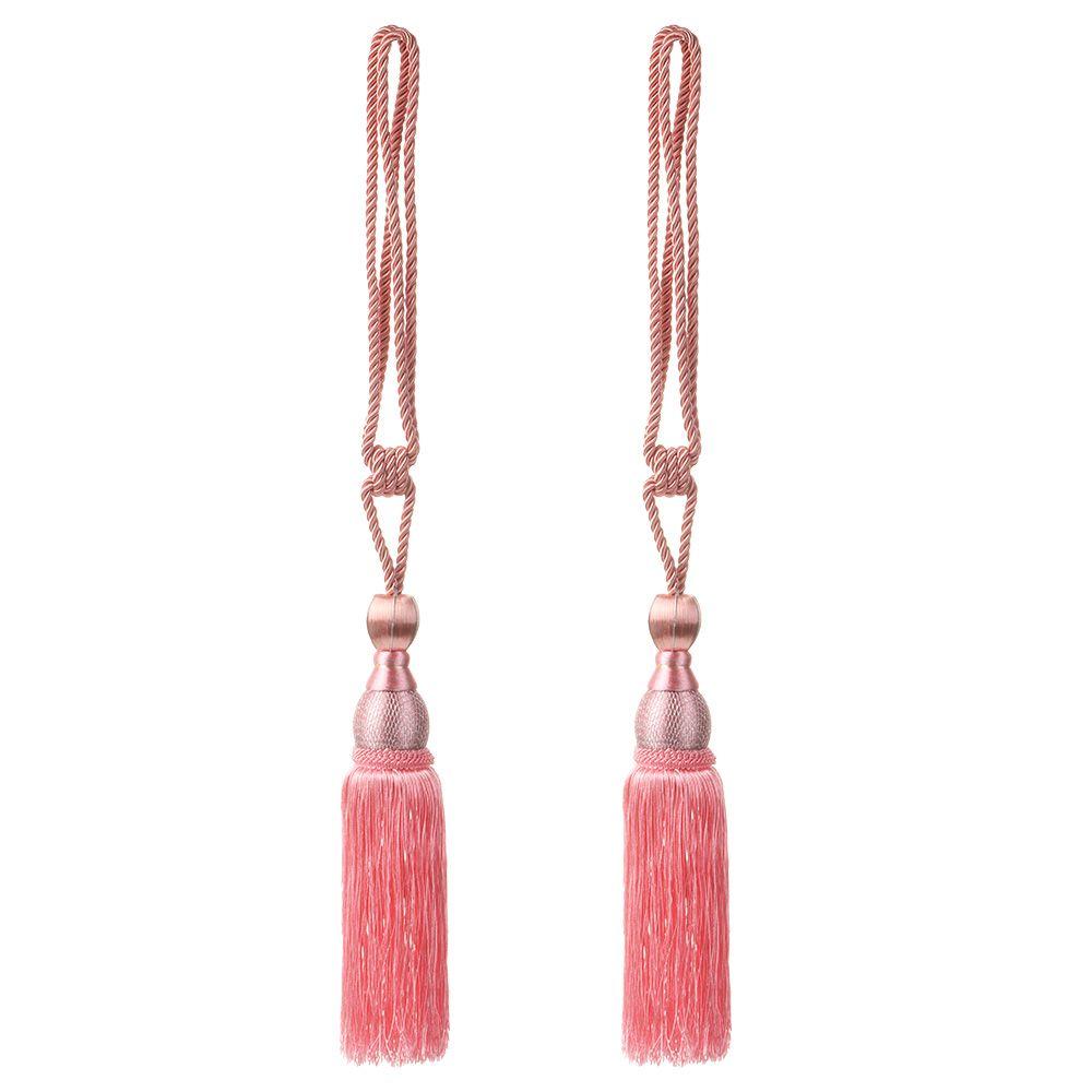 1 пара прочных больших современных держателей для ремней, плетеных подхватов для штор с кисточками, веревки для штор