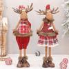 Festival Christmas Elk Telescopic Doll Soft Merry Christmas Decoration  Party Favors