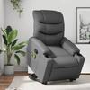 VidaXL Reclining Massage Armchair, Relaxation Chair with Backrest, Seat with Armrests, Living Room TV Armchair, 3206609