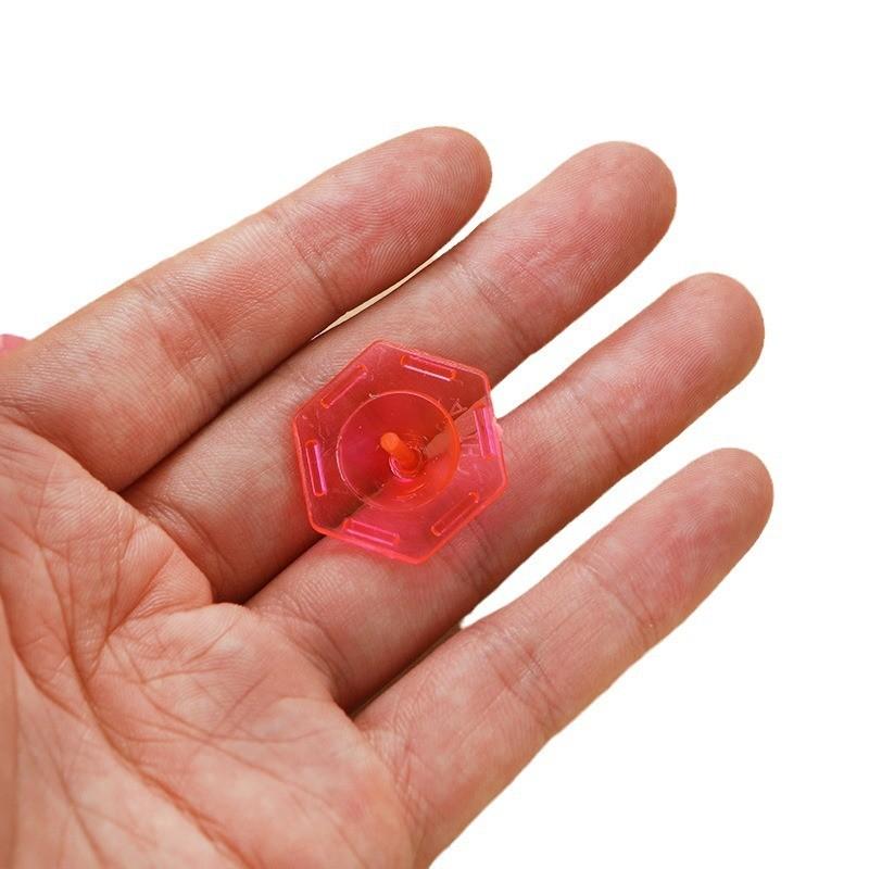 Крутящийся детский ручной прозрачный гироскоп из прозрачного материала для игры и коллекции