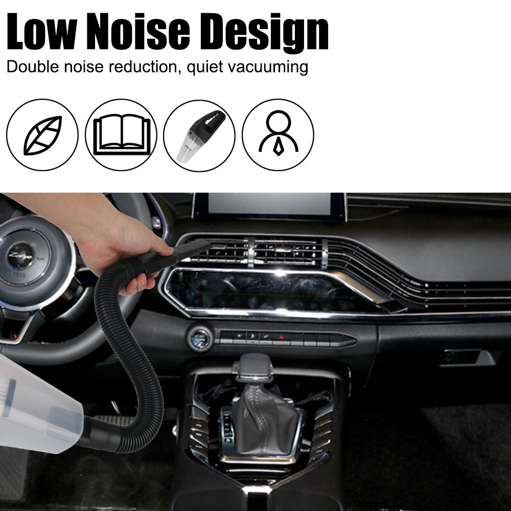 Автомобильный пылесос Пылесос двойного назначения для влажной и сухой уборки Автомобильные аксессуары Высокое супервсасывание Мощные ручные мини-пылесосы Перезаряжаемые портативные