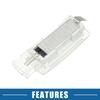 Motoforti 2 шт. Подсветка зеркала в козырьке № 1KD947109A/1K094710971N для VW Golf 15-21