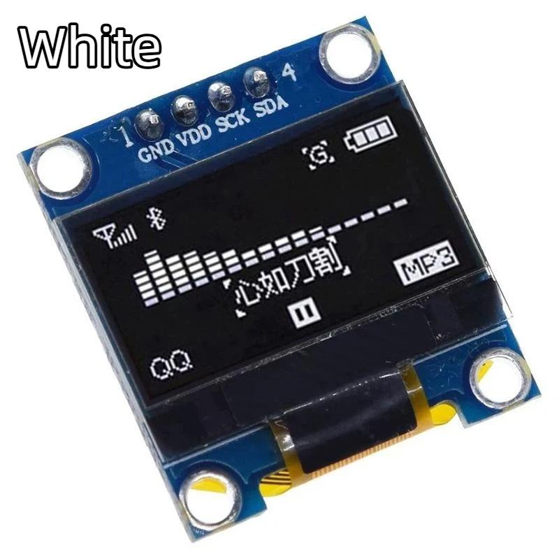 DIYUSER 1Pc 0.96 Inch SSD1306 OLED Display 128x64 IIC I2C Serial Screen Low Heat for Small IoT Device DIY Development