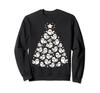 Doves Christmas Tree Funny Dove Christmas Sweatshirt