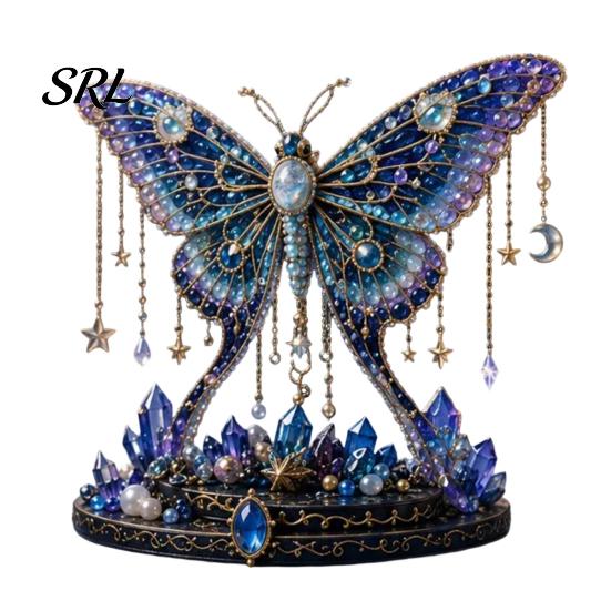 DIY Home Decor Craft Mythical Animal Bead Kit for Beginners, 3D Beaded Making with Crystal Pendant Beads Instructions, Unique Designs Glass
