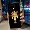 Ударопрочный Чехол Для Umidigi Note 100/Note 100 5G/Note 100A Мягкий Черный Корпус Счастливая Буква Яркий Цвет Корона Парный Чехол