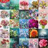 5D DIY Diamond Painting New Landscape Diamond Embroidery Sale Plant Flowers Rhinestones Mosaic Home Decor
