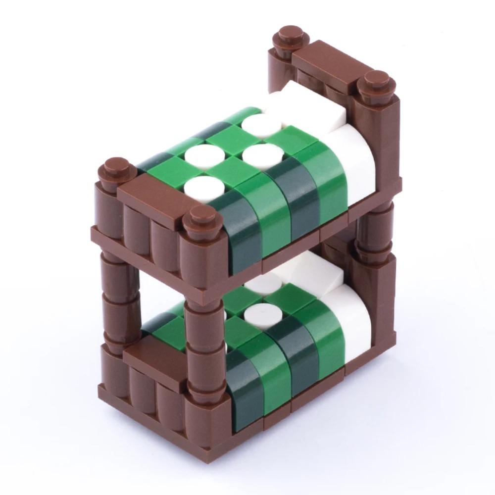 MOC City House Building Block Kitchen Office Bedroom Piano Bed Sofa icebox Lamp Bookshelf Fish Tank Bricks Set Toys