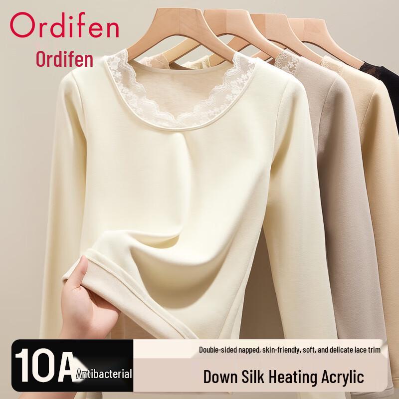 Oudifen Women's 10A Antibacterial Long Sleeve Base Layer Top