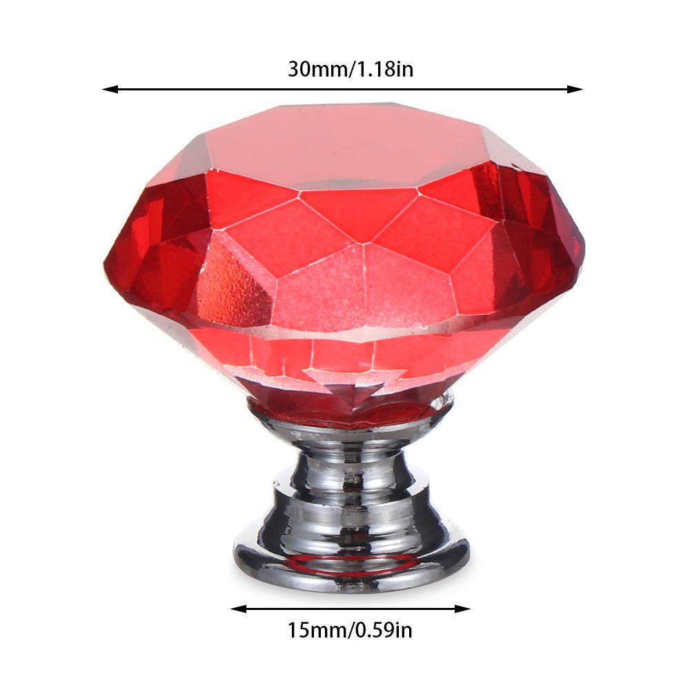 Фурнитура для ящиков Ручки для шкафов Дверные ручки Кристальные стеклянные ручки Алмазные ручки Пуговицы для шкафов