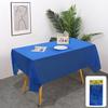 Disposable Tablecloth PE Material Thick Rectangular Table Cloth Easy To Use Solid Color Table Cover Birthday Party Decoration