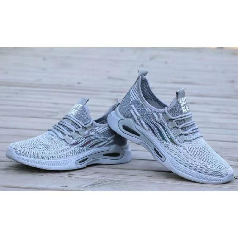 Men S Knit Mesh Casual Sports Sneakers Lightweight Breathable Shoes