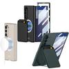 Магнитный Съемный Держатель для Карт Чехол для Телефона для Samsung Galaxy Z Fold 7 6 Fold7 Fold6 с Защитной Крышкой из Закаленного Стекла