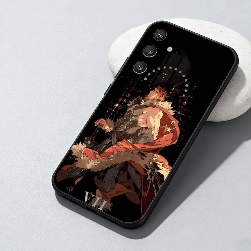 Крутой чехол для телефона G-Gilgamesh Tarot Of F-Fate для Samsung Galaxy A73, A72, A71, A70, A52, A51 и других, мягкий черный
